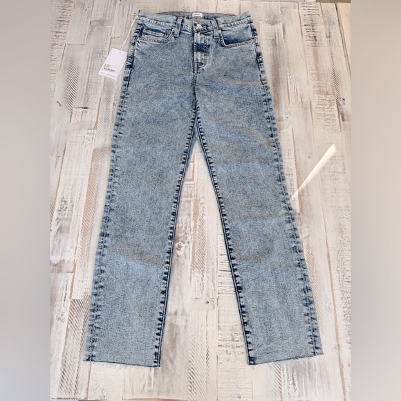 Edwin Bree Ankle Straight Cropped Jeans | Cosmic Wash - Picture 3 of 12